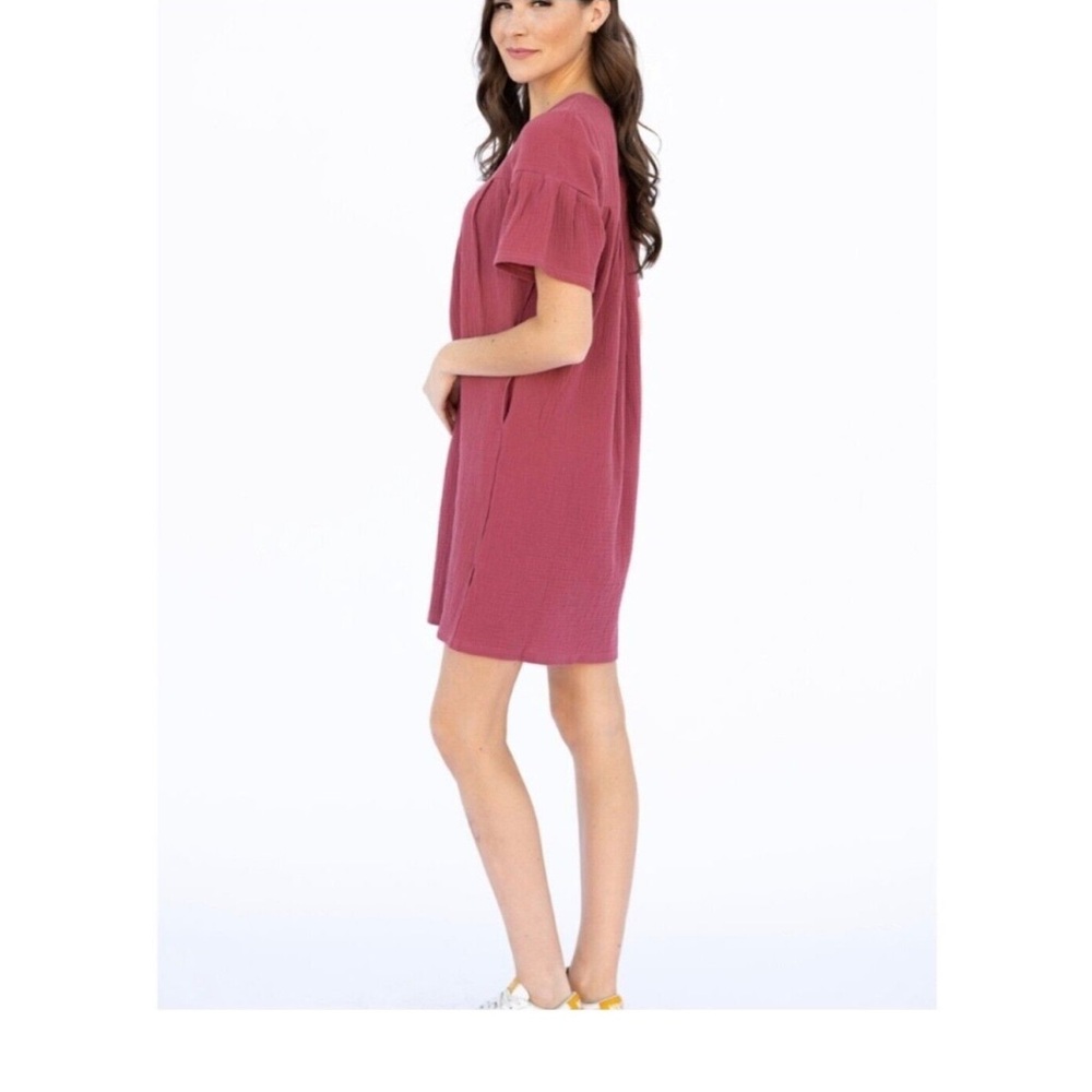 Evy's Tree Cozette Dress with Pockets - Plum Pink